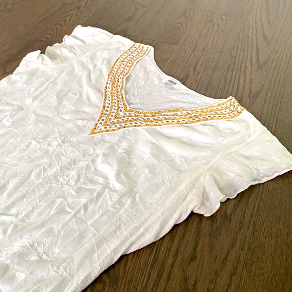 Cotton v-neck t-shirt, size large 🟢 - Picture 4 of 5